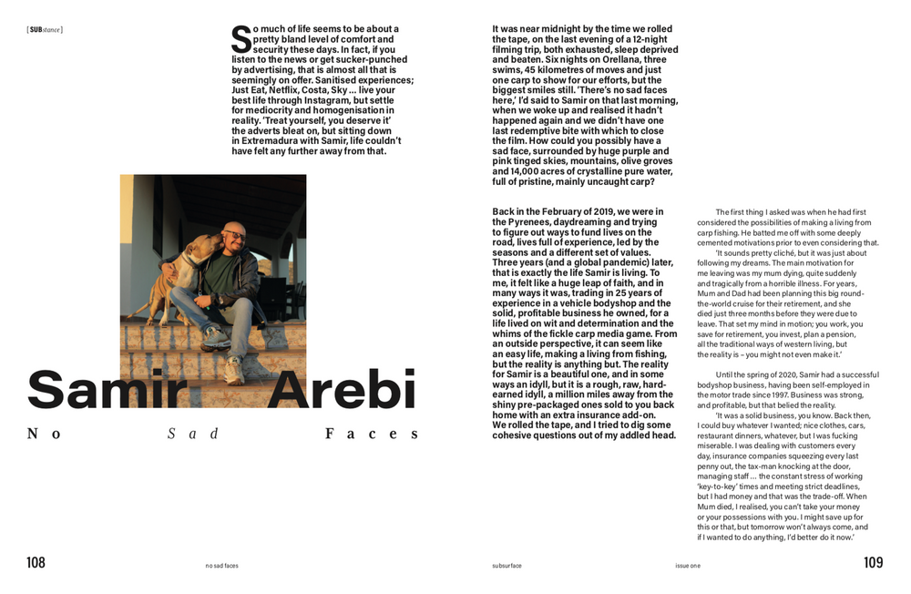 SUBmag #001 ARCHIVES - SAMIR AREBI 'NO SAD FACES'